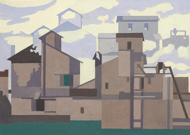 Bonhams : Charles Sheeler (1883-1965) Architectural Cadences 6 1/4 ...