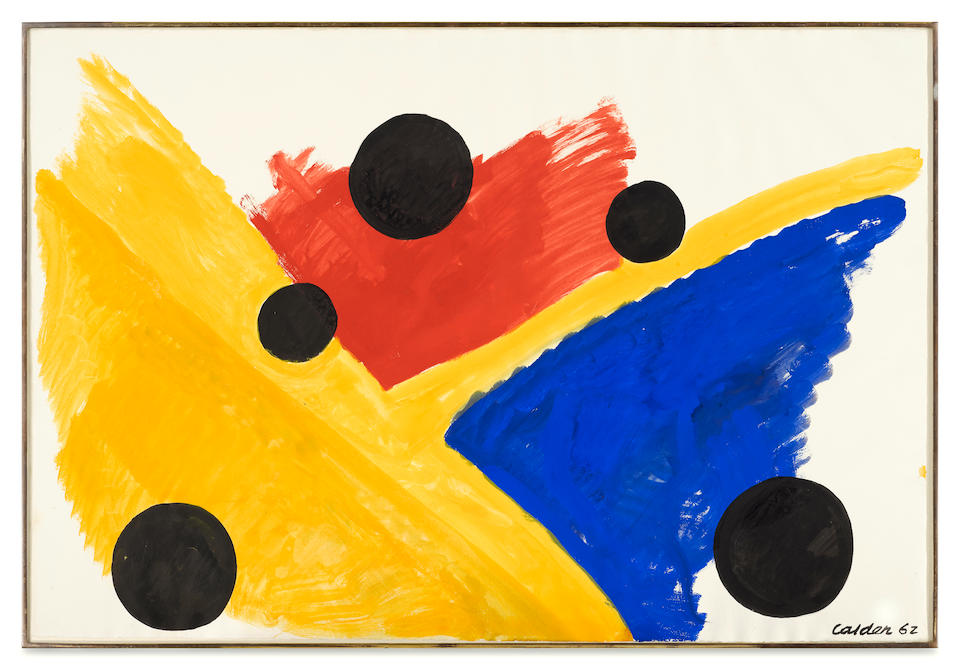 Alexander Calder (American, 1898-1976) Black Planets, 1962