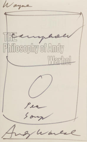 WARHOL, ANDY. 1928-1987. The Philosophy of Andy Warhol.  New York: Harcourt Brace Jovanovich, [1975].