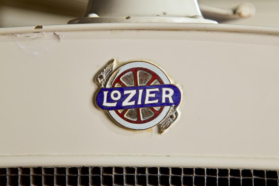 <b>1914 Lozier MODEL 77 FIVE PASSENGER TOURING CAR</b><br />Chassis no. 8215<br />Engine no. 8207