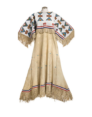 Bonhams : A Sioux beaded dress