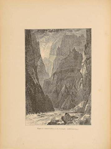 POWELL, JOHN WESLEY. 1834-1902.  Exploration of the Colorado River of the West and its Tributaries. Explored in 1869, 1870, 1871 and 1872.  Washington:  Government Printing Office,  1875.