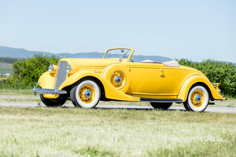 <b>1935 Lincoln K Convertible Roadster</b><br />Chassis no. K3991<br />Engine no. K5627