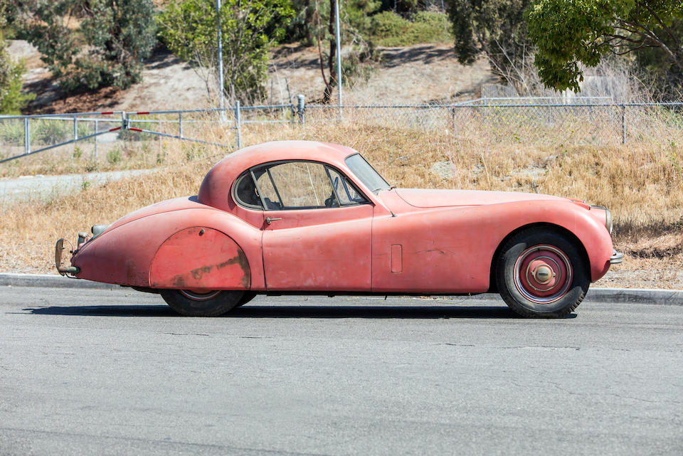 <b>1952 Jaguar XK120 Fixed Head Coupe</b><br />Chassis no. 680278<br />Engine no. W6463-8