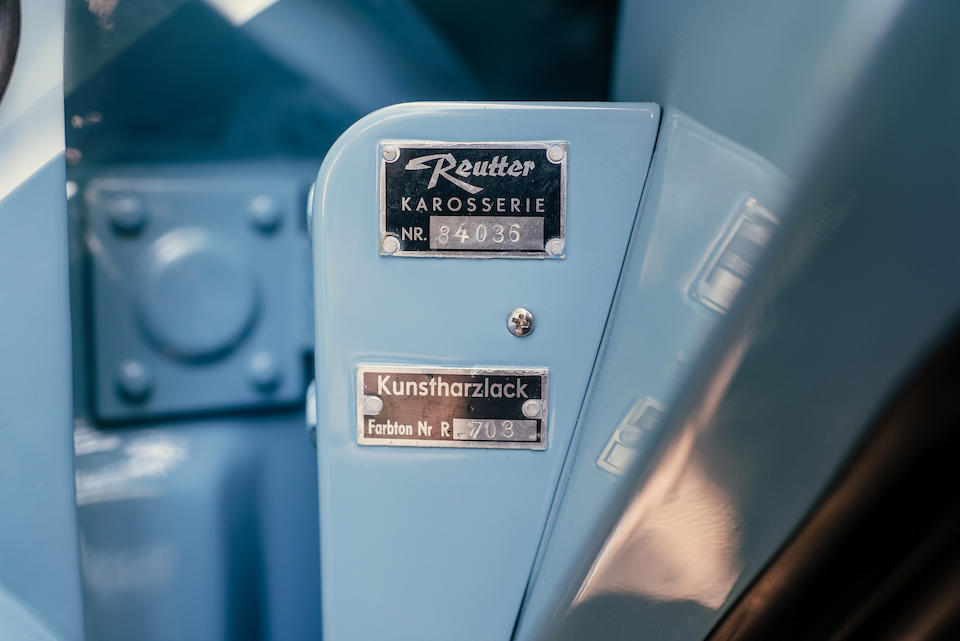 <b>1958 Porsche 356A T2 1600 Speedster</b><br />Chassis no. 84036<br />Engine no. 67500