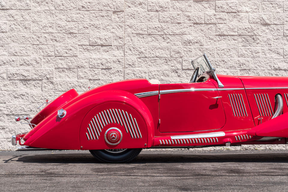 <b>1937 Mercedes-Benz 540K Sports Roadster</b><br />Chassis no. 154080<br />Engine no. 154080