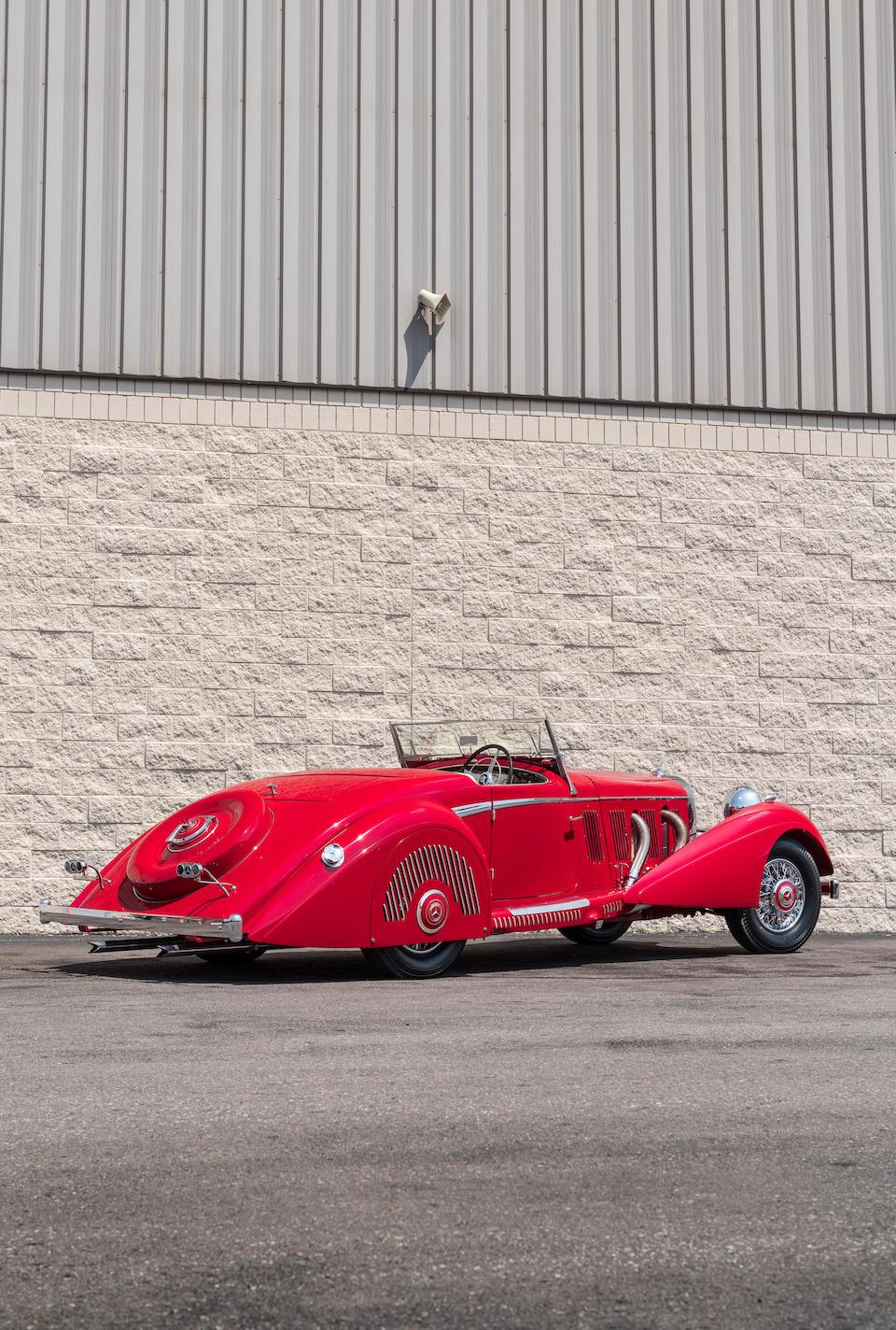 <b>1937 Mercedes-Benz 540K Sports Roadster</b><br />Chassis no. 154080<br />Engine no. 154080