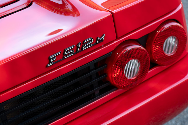 1995 Ferrari F512 MVIN. ZFFVG40A1S0102932Engine no. 40446 image 3