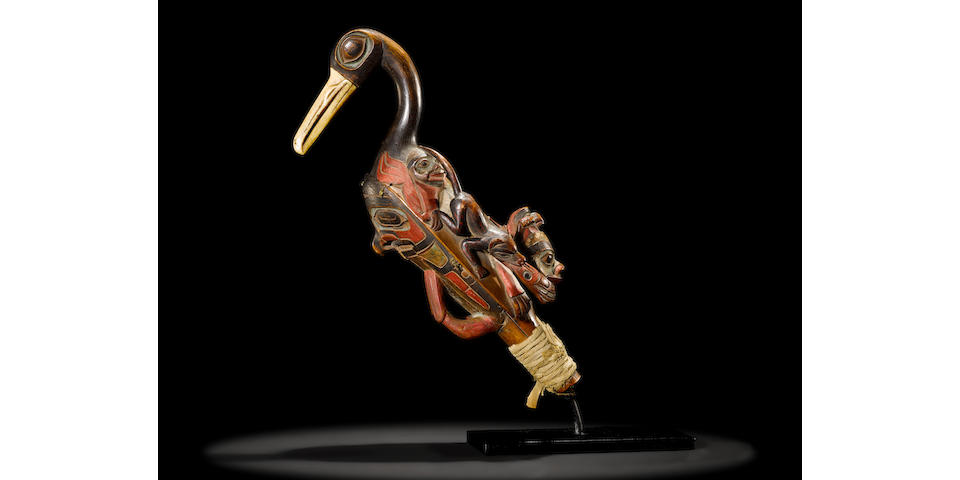 An exceptional Tlingit rattle