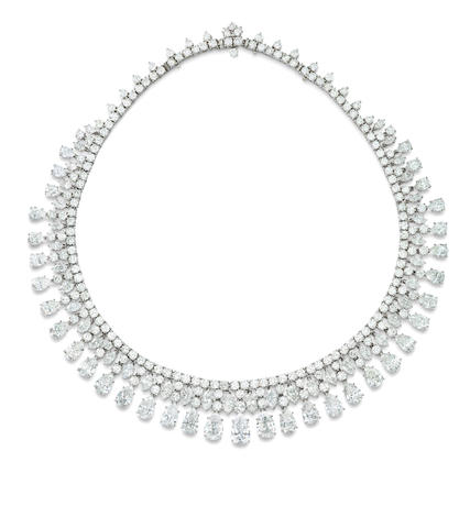 Bonhams : A diamond necklace, Harry Winston,