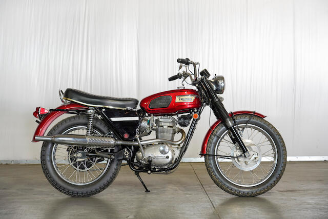 Bonhams 1969 Triumph 250cc Tr25w Trophy Frame No Tr25wx9144 Engine No To Be Advised
