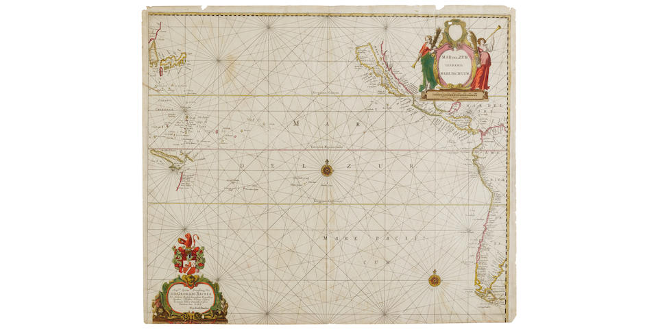 Doncker, Hendrick 1626-1699. Mar del Zur Doncker, Hendrick. 1626-1699. Mar del Zur Hispanis Mare Pacificum. Amsterdam: [c.1659]