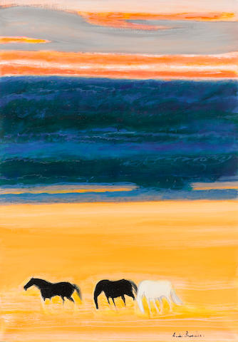 Andr&#233; Brasilier (born 1929) L'or du soir 36 1/4 x 25 5/8 in (92 x 65 cm) (Painted in 1997)