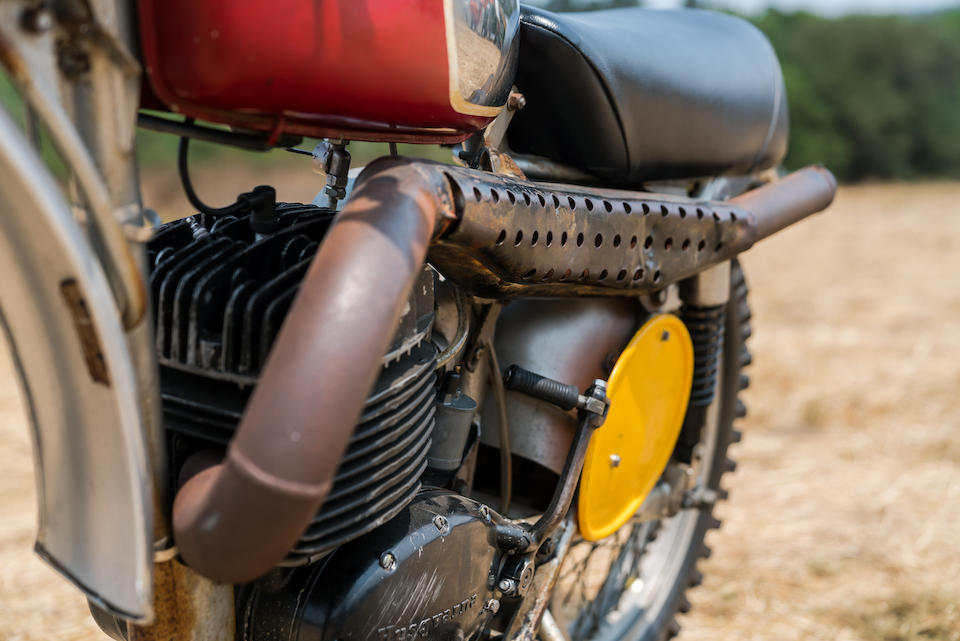 Owned and ridden by Steve McQueen in the film "On Any Sunday",1970 Husqvarna 400 Cross Frame no. MH1341 Engine no. 401124