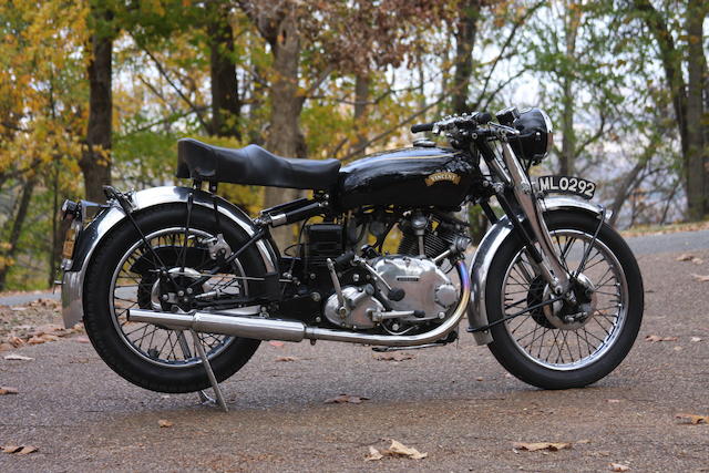 Formerly owned by Steve McQueen,1953 Vincent 498cc Comet Series-C Frame no. RC/1/8800/C Engine no. RF4A/2A/7900