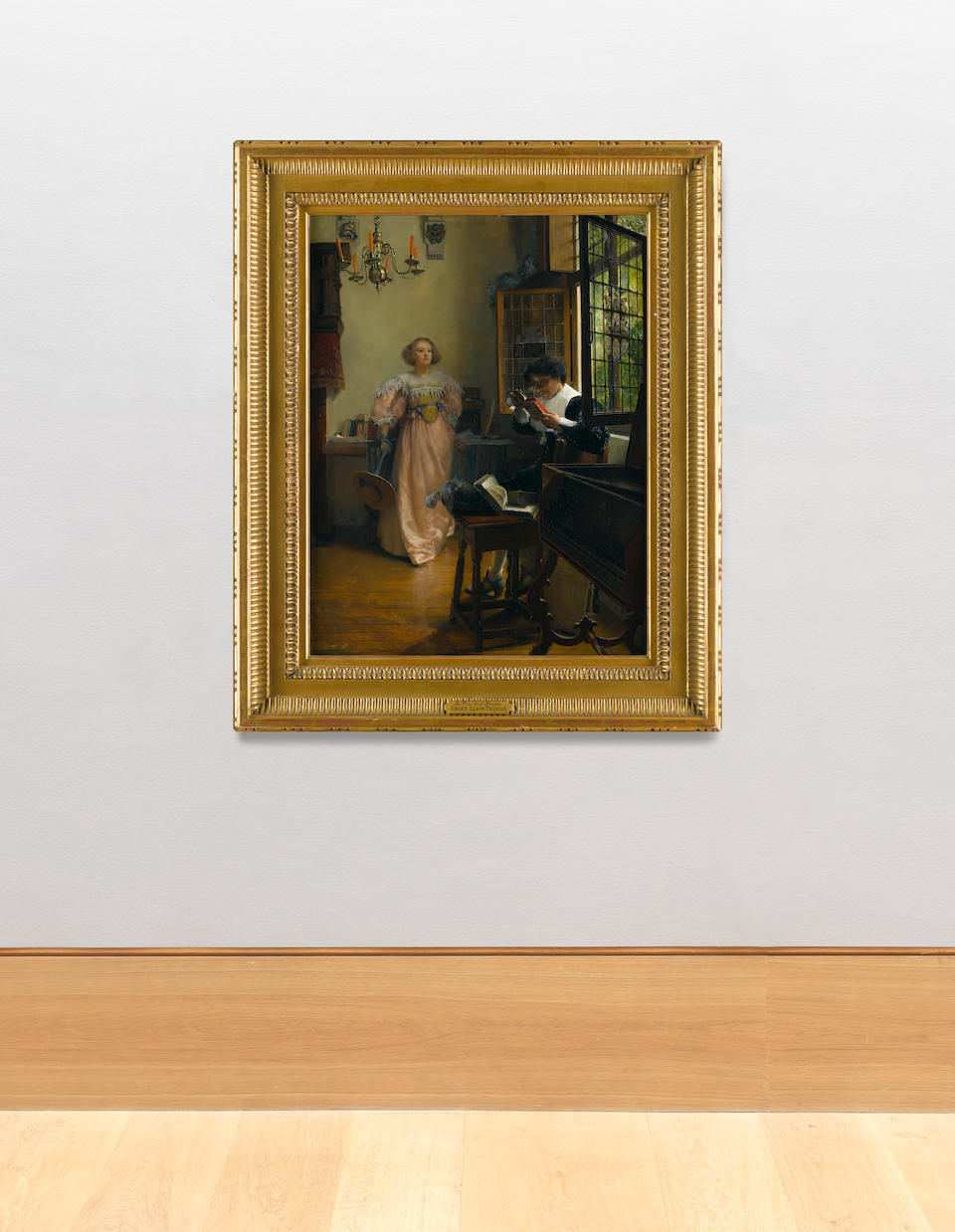 Lady Laura Theresa Alma-Tadema (British, 1852-1909) The persistent reader 23 x 17 1/2in (58.5 x 44.5cm)