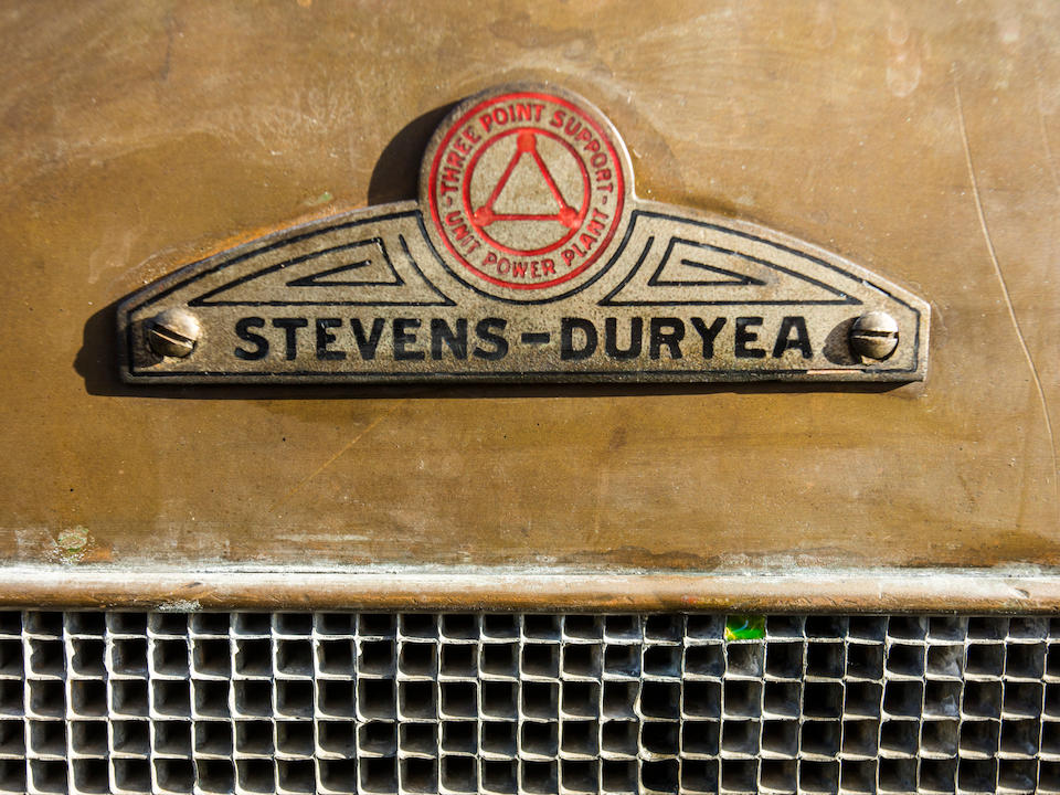 <b>1914 Stevens-Duryea Model DD Tourer</b><br />Chassis no. 32105<br />Engine no. 217-DD