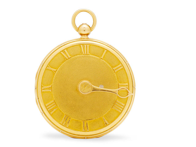 Breguet. An historically important gold  Montre &#224; tact, presented by the Duke of Wellington to Commissary General William BoothBought by the Duke of Wellington July 8, 1815