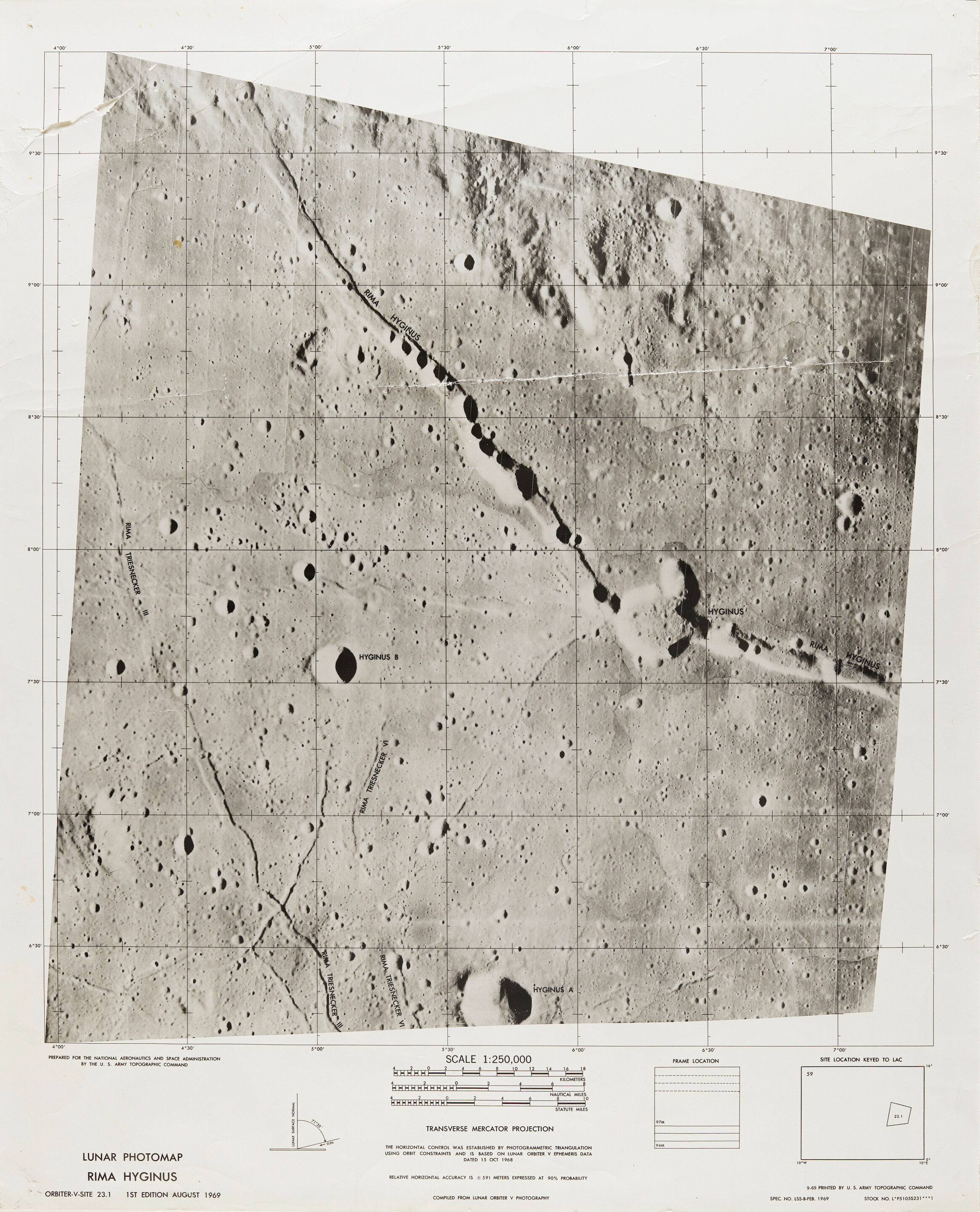 Bonhams LUNAR ORBITER V PHOTOGRAPHS.