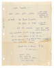 Thumbnail of JOBS, STEVE. 1955-2011. Autograph Manuscript Signed (Steven Jobs), 1 p, quarto, n.d. 1976, not addressed, offering an Apple 1 motherboard and manual for 75, in blue ink on 3-hole punched graph paper, image 2