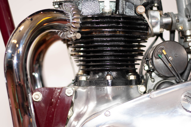 1938 Triumph 500cc 5T Speed Twin Engine no. 8-5T 9926 image 28