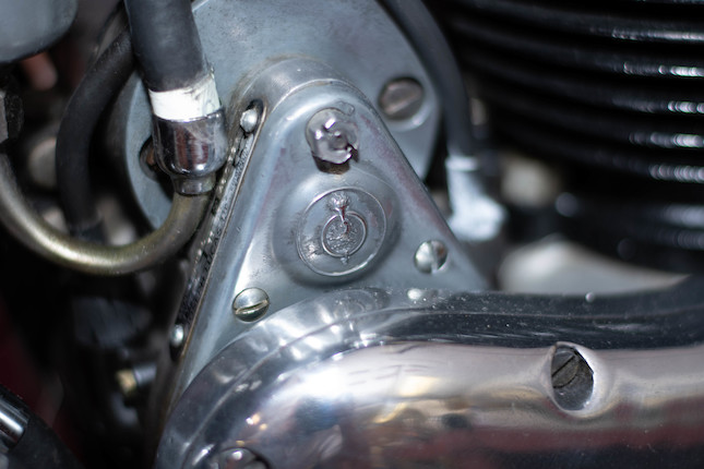 1938 Triumph 500cc 5T Speed Twin Engine no. 8-5T 9926 image 9