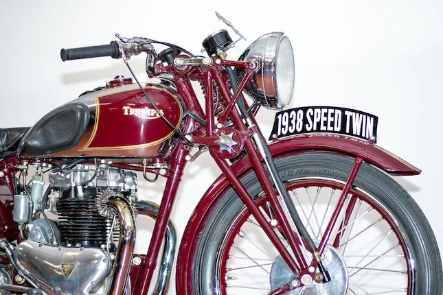 1938 Triumph 500cc 5T Speed Twin Engine no. 8-5T 9926 image 7