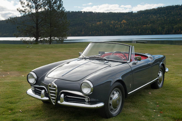 Bonhams 1960 Alfa Romeo Giulietta Spider Velocechassis No 1495 F engine No 1315