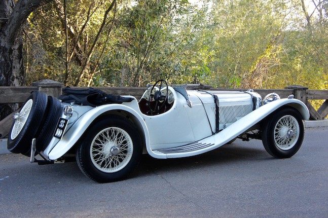 1937 Jaguar SS100 2½-LITER ROADSTERChassis no. 18072Engine no. 252608 image 28