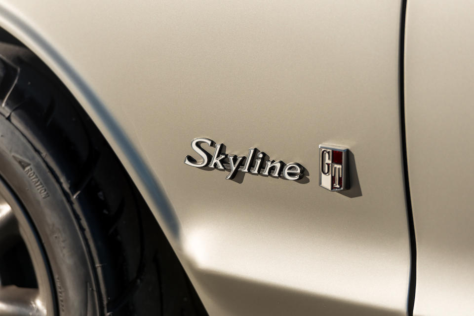 <b>1969 Nissan Skyline 2000 GT-R</b><br />Chassis no. PGC10-000565