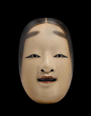 Nagasawa Kiyoharu (born circa 1927 ) A noh mask of young woman (Magojiro)Showa (1926-1989) era, late 20th century