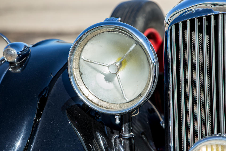 <b>1936 Bentley 4&#188; Liter Pillarless Sports Saloon</b><br />Chassis no. B189GP<br />Engine no. J7BYX