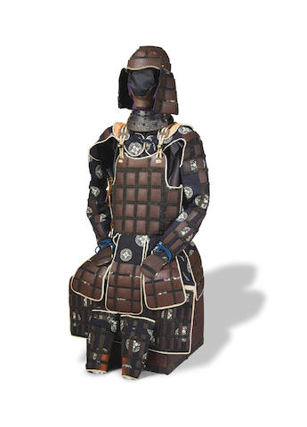 A karutagane tatami gusoku (Chain mail suit of folding armor) Edo period (1615-1868), 19th century