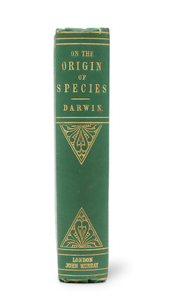 DARWIN, CHARLES. 1809-1882. On the Origin of Species by Means of Natural Selection.  London John Murray, 1859. image 4