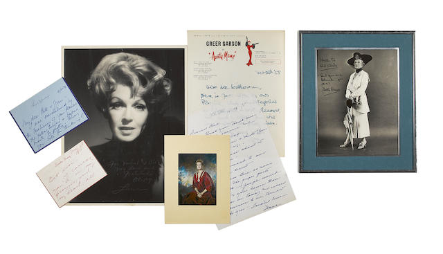 A group of photographs and correspondence from leading ladies