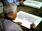Thumbnail of Nelson Rolihlahla Mandela (South African, 1918-2013) The Cell Door, Robben Island image 2