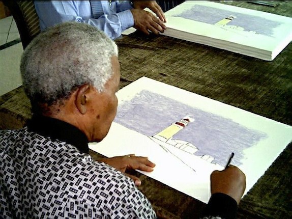 Nelson Rolihlahla Mandela (South African, 1918-2013) The Cell Door, Robben Island image 2