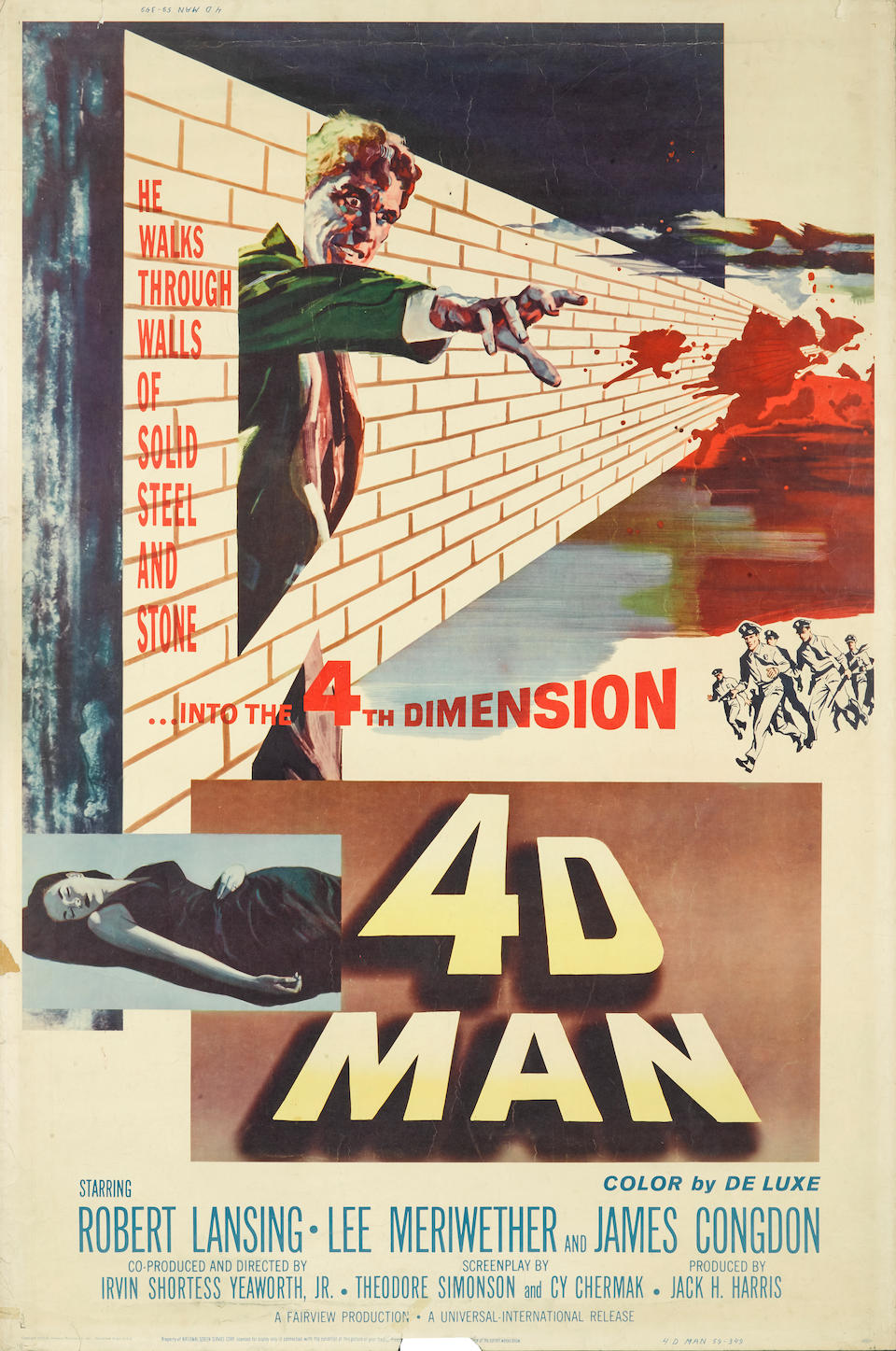 A group of 3 posters from 4D Man