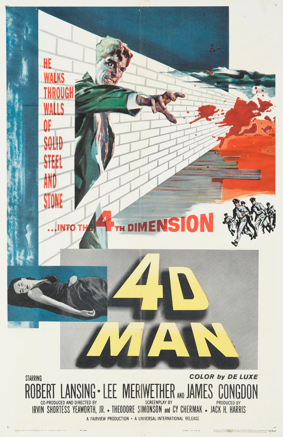 A group of 3 posters from 4D Man