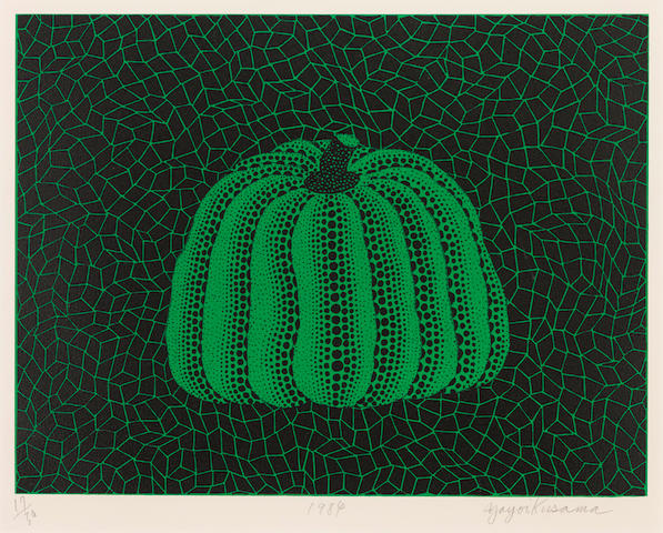 Yayoi Kusama (born 1929); Pumpkin: Green;