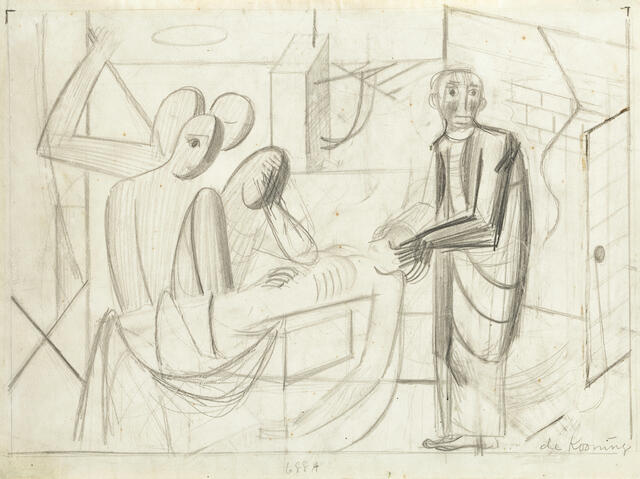 Bonhams Willem De Kooning Dutch American 1904 1997 The Inquest The Dead Man 1938 Bonhams Willem De Kooning Dutch American 1904 1997 The Inquest The Dead Man 1938
