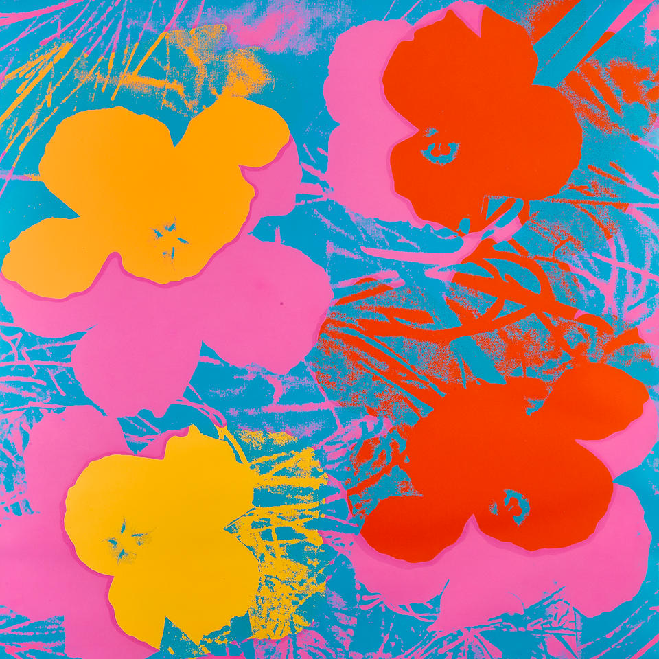 Andy Warhol (1928-1987); Flowers; (4 works)