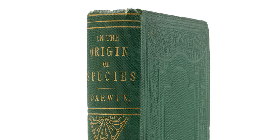 DARWIN, CHARLES. 1809-1882. On the Origin of Species by Means of Natural Selection.  London: John Murray, 1859.