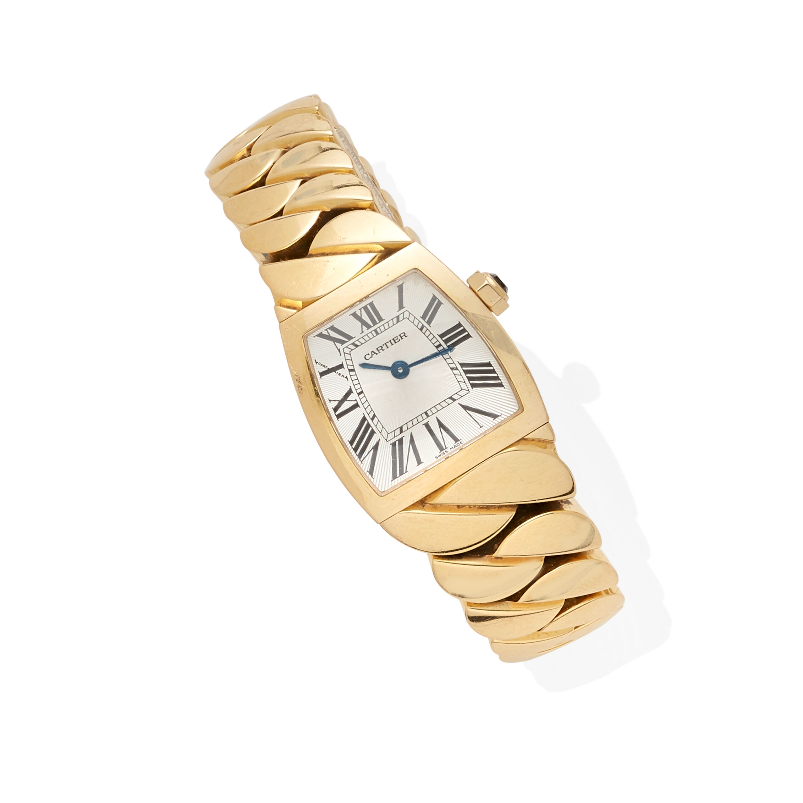 Bonhams A Gold La Dona Bracelet Wristwatch Cartier