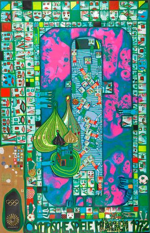 Bonhams Friedensreich Hundertwasser 1928 00 Olympic Games Munich