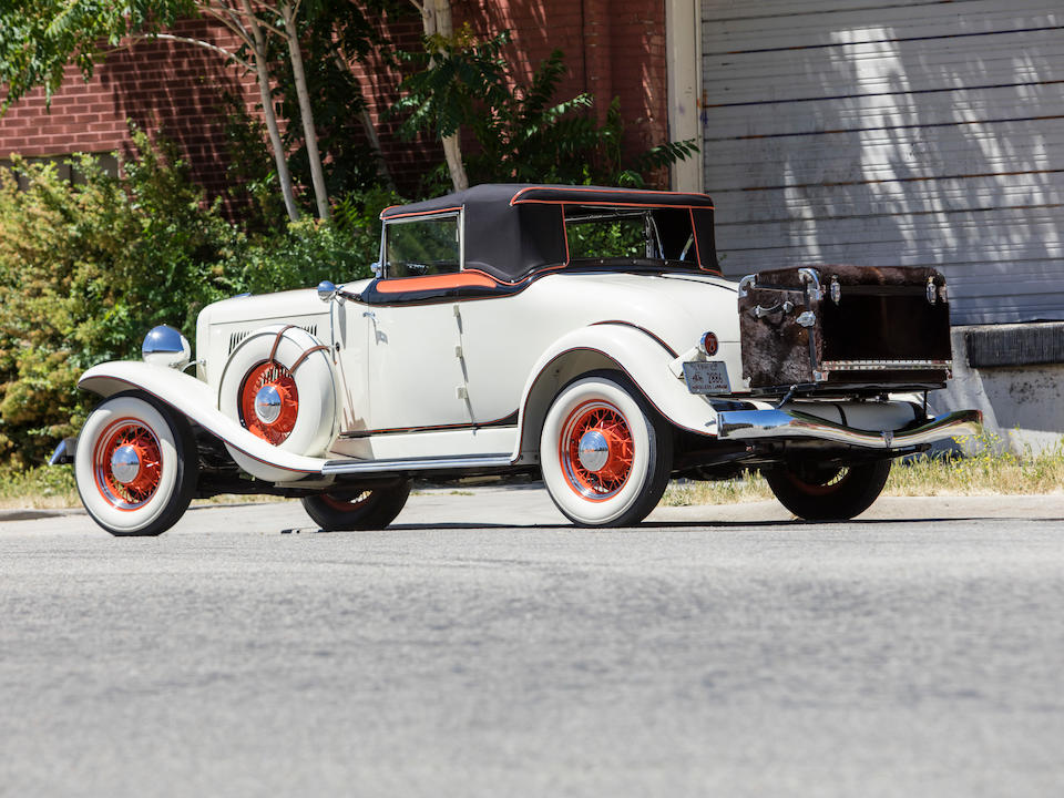 <b>1933 Auburn 8-105 Cabriolet</b><br />Chassis no. 1145 F <br />Engine no. GC 471