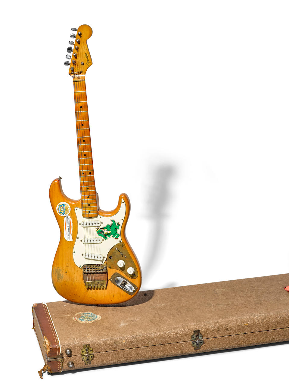ALLIGATOR! A FENDER STRATOCASTER OWNED AND PLAYED BY JERRY GARCIA OF THE GRATEFUL DEAD