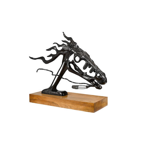 An Allan Houser bronze, "War Pony," 1978