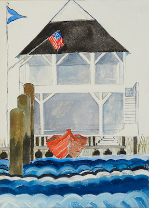 A Katharine Hepburn watercolor painting image 1