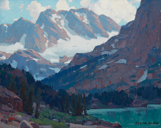 Edgar Payne (1883-1947) Mountain Vista 40 x 50in image 1
